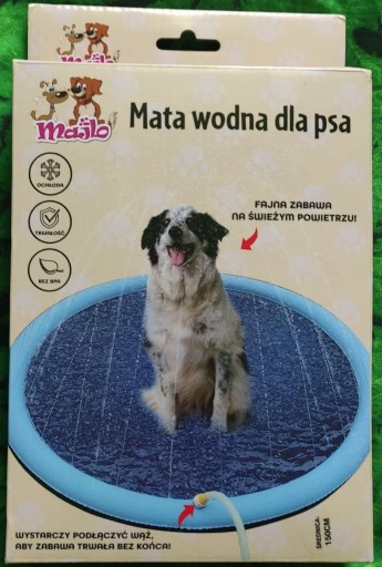 Zdjęcie oferty: mata wodna chłodząca fontanna ogrodowa dla psa 150