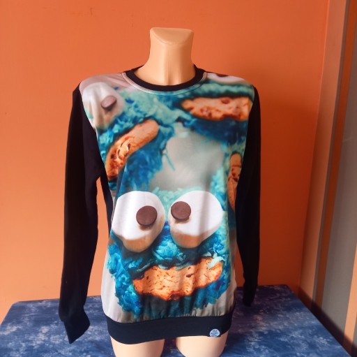 Zdjęcie oferty: bluza z nadrukiem 3d ciasteczkowy potwór 