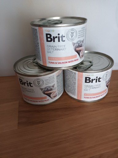 Zdjęcie oferty: Brit Veterinary Diet Renal Tuna&Salmon&Pea 3x