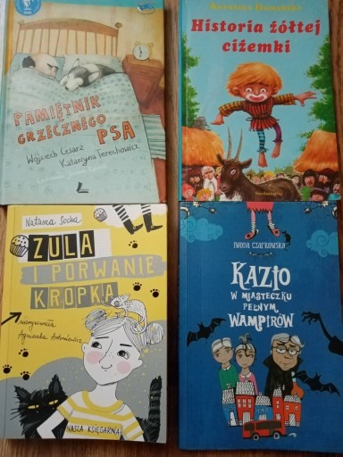 Zdjęcie oferty: Zestaw książek dla dzieci w wieku 6-12 lat