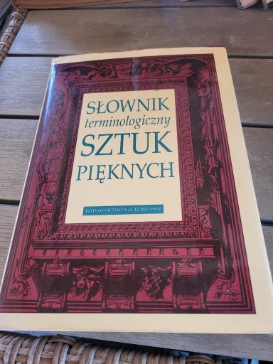 Zdjęcie oferty: Słownik terminologiczny Sztuk Pięknych 