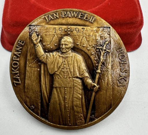 Zdjęcie oferty: Medal papież Jan Paweł II Zakopane 1997 RZADKI!!!