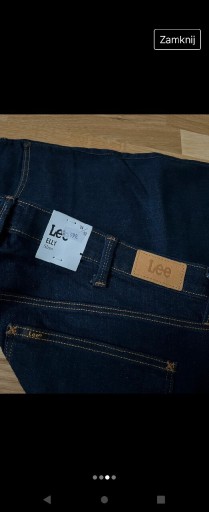 Zdjęcie oferty: Damskie Jeansy Lee Elly Slim W34/L33 