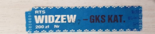 Zdjęcie oferty: WIDZEW ŁÓDŹ - GKS KATOWICE 13.09.1986