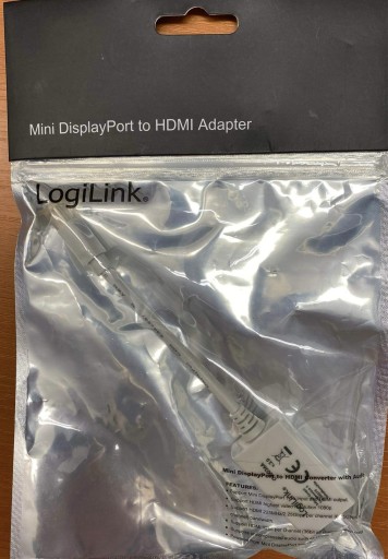 Zdjęcie oferty: LogiLink Adapter MiniDisplayPort to HDMI 