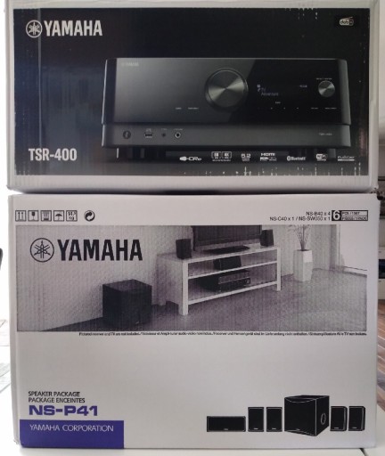 Zdjęcie oferty: Amplituner  Yamaha TSR-400 + NS-P41 GW 24 Msc NOWY