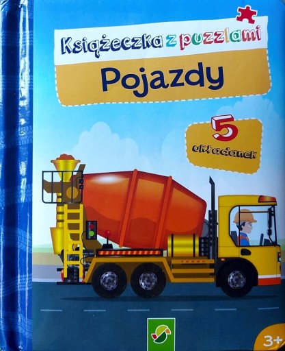 Zdjęcie oferty: Książeczka z puzzlami Pojazdy