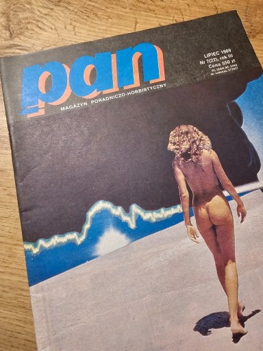 Zdjęcie oferty: Magazyn PAN - 7 (22) lipiec 1989 - polski PLAYBOY