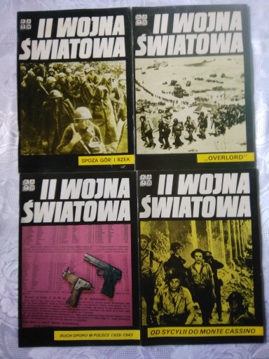 Zdjęcie oferty: II Wojna Światowa. 4 zeszyty KAW z 1985r.