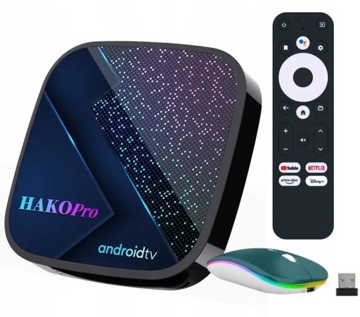 Zdjęcie oferty: TV BOX Hako Pro,Oficjalny Android TV,certyfikacja 