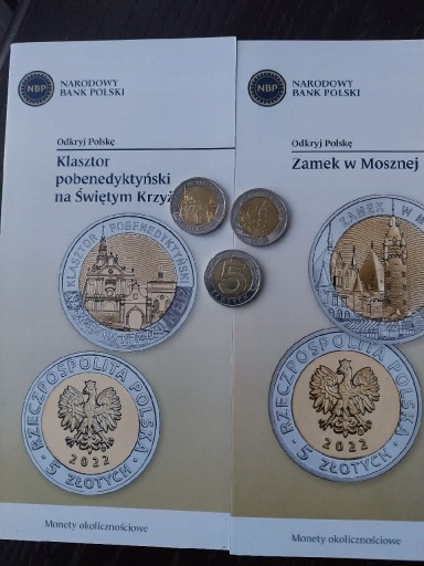 Zdjęcie oferty: Monety 5 zł 3 szt z 2022 r