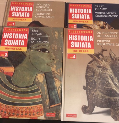 Zdjęcie oferty: Ilustrowana historia świata tomy 1,2,3,4 