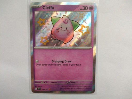 Zdjęcie oferty: Karta Pokemon Cleffa PAF 150 Shiny Rare