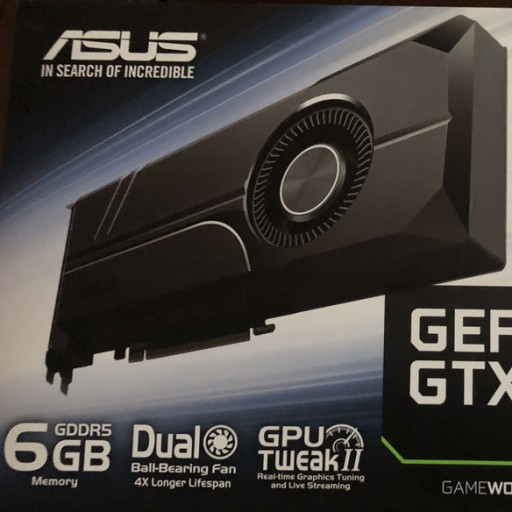 Zdjęcie oferty: Asus GeForce GTX 1060 TURBO 6GB