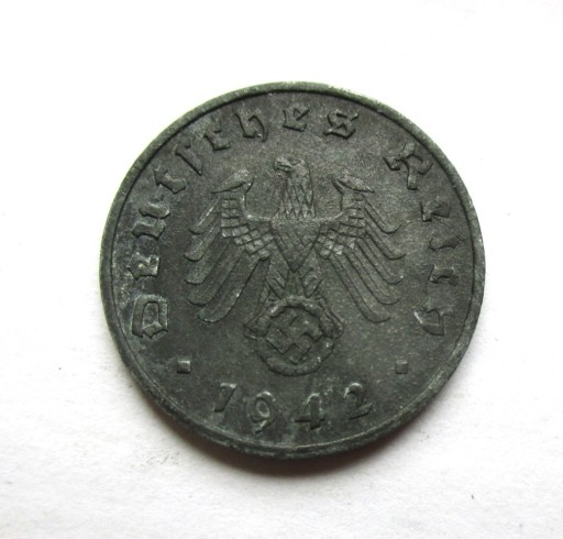 Zdjęcie oferty: 1 Pfennig 1942 r. J.  Niemcy