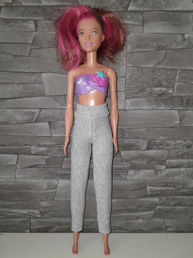Zdjęcie oferty: Leginsy jeansowe dla lalki typu Barbie
