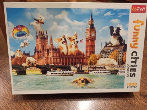 Zdjęcie oferty: Puzzle Trefl Psy w Londynie 1000 