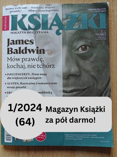 Zdjęcie oferty: Dwumiesięcznik Książki Magazyn czytanie 64 01/2024