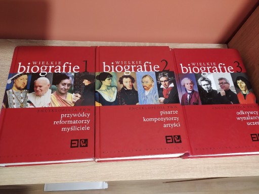 Zdjęcie oferty: Wielkie biografie tom 1 - 3 Encyklopedia PWN