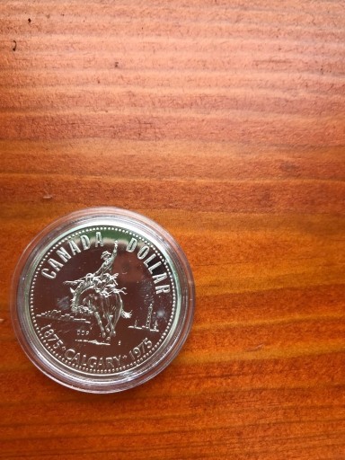 Zdjęcie oferty: 100 lat Clagary- 1 dolar kanadyjski, srebro.