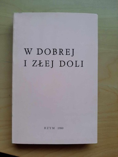 Zdjęcie oferty: W dobrej i złej doli Rzym 1980