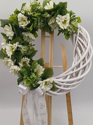 Zdjęcie oferty: Komunijny  wianek na drzwi  