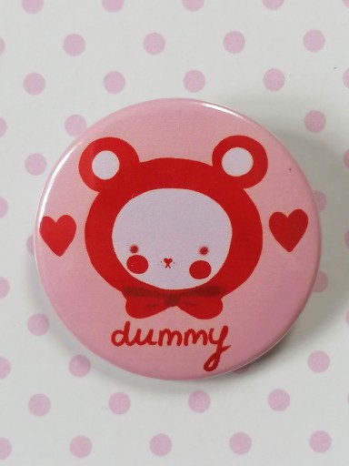 Zdjęcie oferty: Przypinka Różowy miś -Dummy bear-