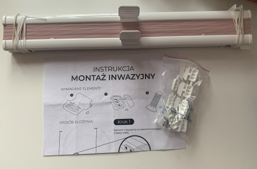 Zdjęcie oferty: Roleta plisowana Thermo pudrowy róż