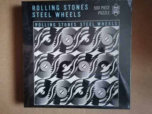 Zdjęcie oferty: Puzzle Rock Saws 500 ROLLING STONES –STEEL WHEELS