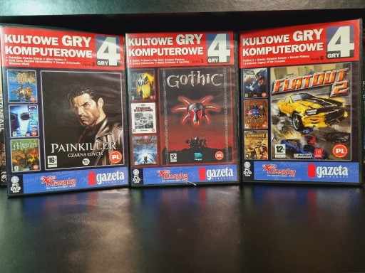 Zdjęcie oferty: 3x Zestaw Gier Painkiller, Gothic, Flatout 2 5/5