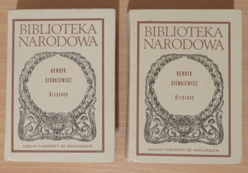 Zdjęcie oferty: H. Sienkiewicz KRZYŻACY BN I 270 OSSOLINEUM