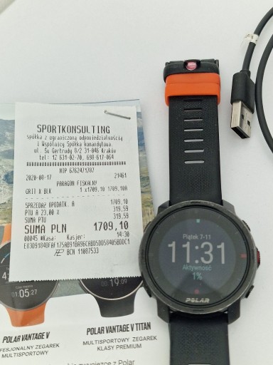 Zdjęcie oferty: Zegarek Polar Grit X czarny