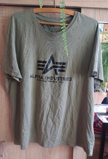Zdjęcie oferty: Alpha industriesl tshirt khaki XXL bdb