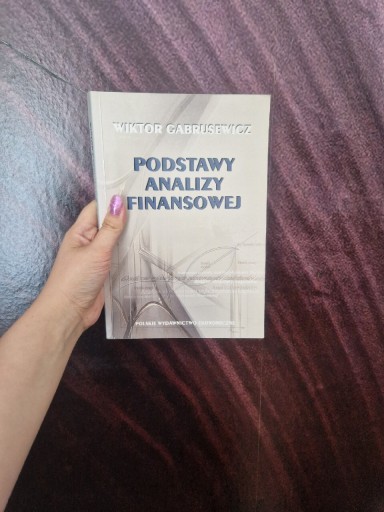 Zdjęcie oferty: "Podstawy analizy finansowej" książka 