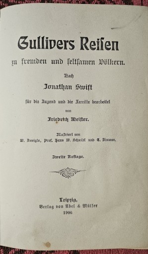 Zdjęcie oferty: Podróże Guliwera-Jonathan Swifta 1906r.