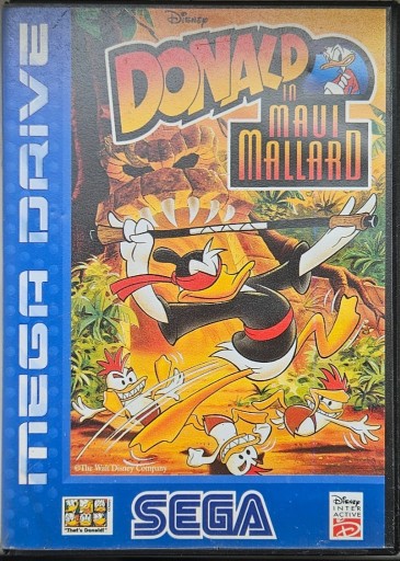 Zdjęcie oferty: Sega Mega Drive Donald In Maui Mallard 3 X A