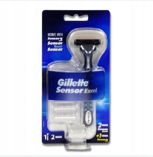 Zdjęcie oferty: Gillette SENSOR EXCEL Maszynka +3 ostrza