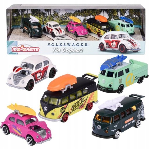 Zdjęcie oferty: ZESTAW 5 RESORAKÓW MAJORETTE VOLKSWAGEN THE ORIGINALS - 2 EXCLUSIVE - NOWE