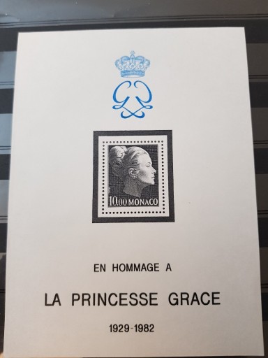 Zdjęcie oferty: Monaco(Księżna Grace)**-arkusz