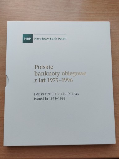 Zdjęcie oferty: ALBUM POLSKIE BANKNOTY OBIEGOWE 1975-1996 KOMPLET