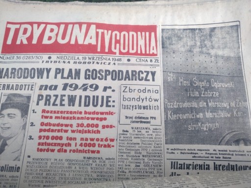 Zdjęcie oferty: Stare gazety po wojenne