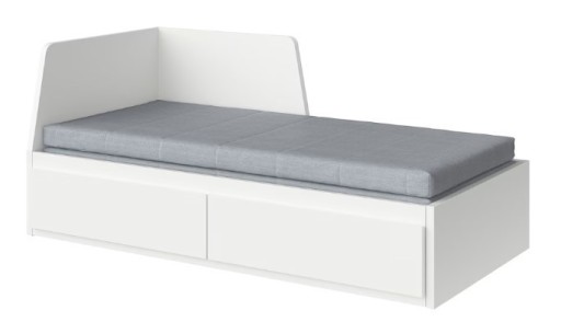 Zdjęcie oferty: Łóżko FLEKKE Ikea 1-2 osoby 2 szuflady 2 materace