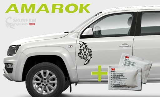 Zdjęcie oferty: Naklejki VW AMAROK - WILK na boki