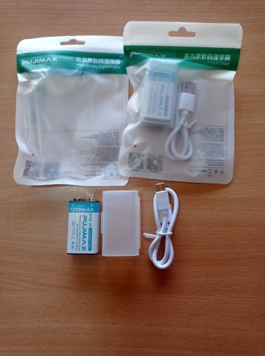 Zdjęcie oferty: Akumulator  9v 6F22 Li-ion 1200mAh 2 sztuki