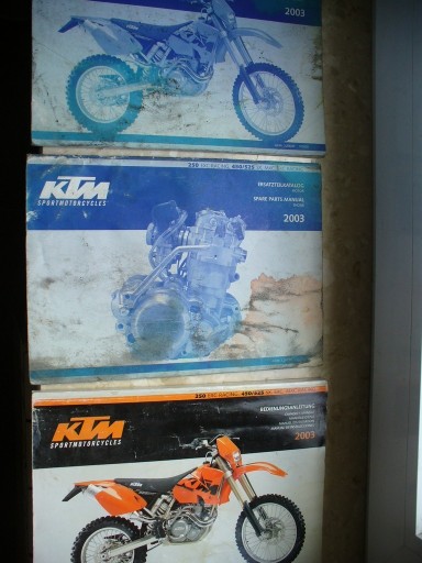 Zdjęcie oferty: Naprawa ,srwisowka ,katalog KTM 250/ 450/525 EXC