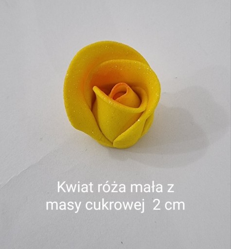 Zdjęcie oferty: Kwiat róża wykonany z masy cukrowej