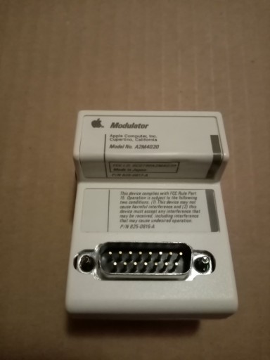 Zdjęcie oferty: Apple IIc modulator A2M4020 vintage 