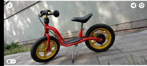 Zdjęcie oferty: PUKY Rowerek biegowy rower pompowane koła 12 + kask