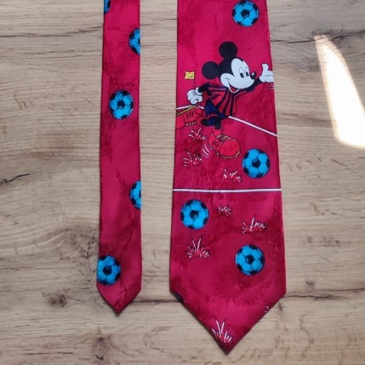 Zdjęcie oferty: KRAWAT Tie Rack DISNEY Mickey Mouse 100% JEDWAB 