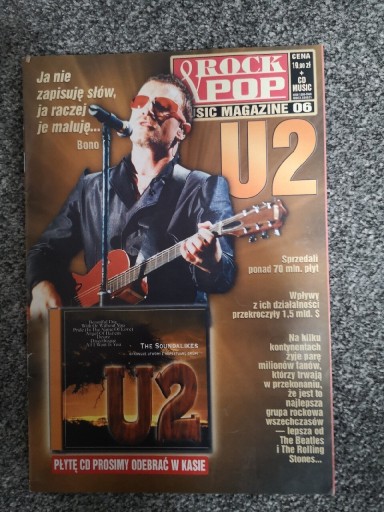 Zdjęcie oferty: POP & ROCK MUSIC MAGAZINE  poświęcony U2